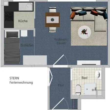 Ferienwohnung Stern Lejlighed Lyksborg